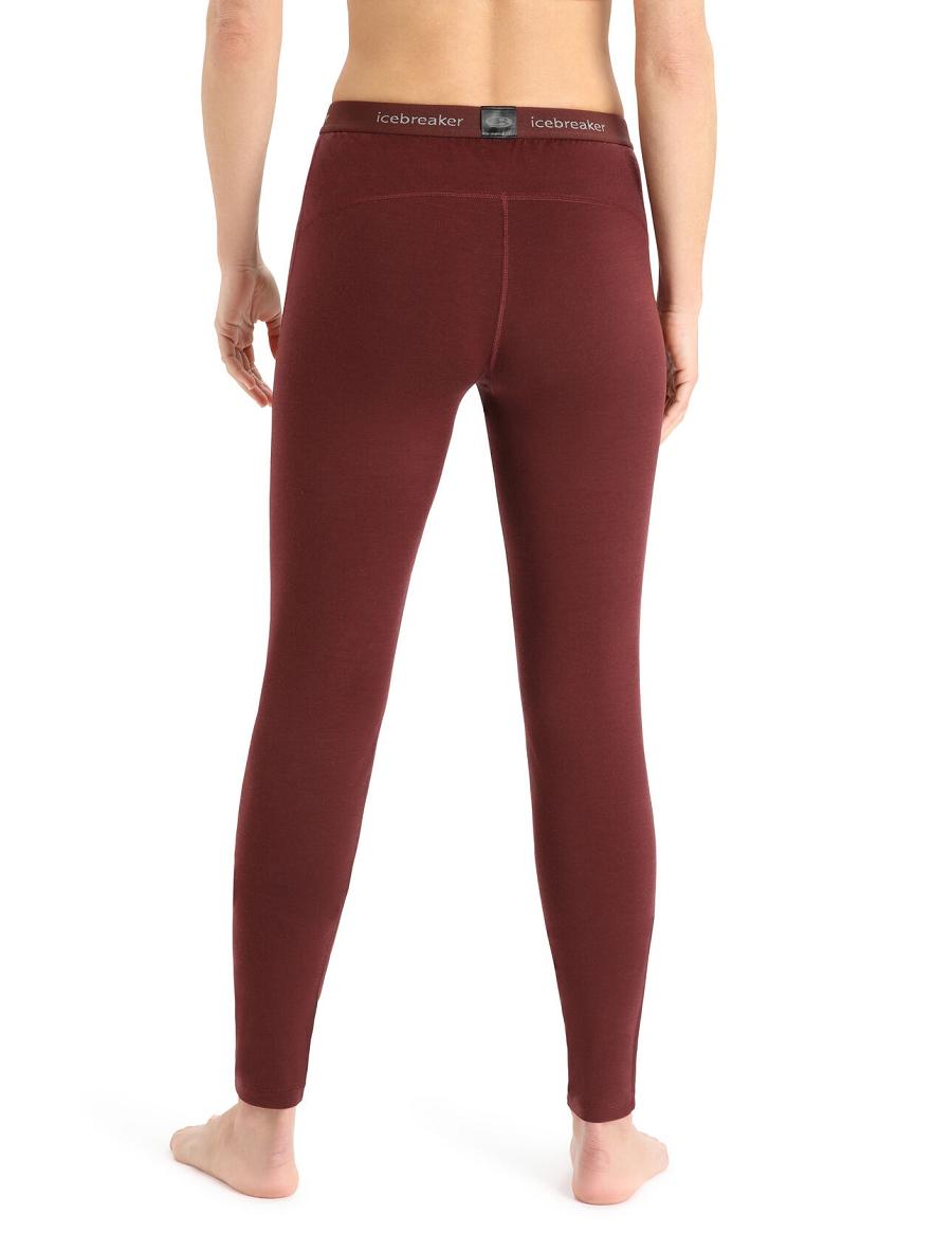 Espresso Icebreaker Merino 200 Oasis Thermal Leggings Women's One Piece & Sets | AU 1769GSOL